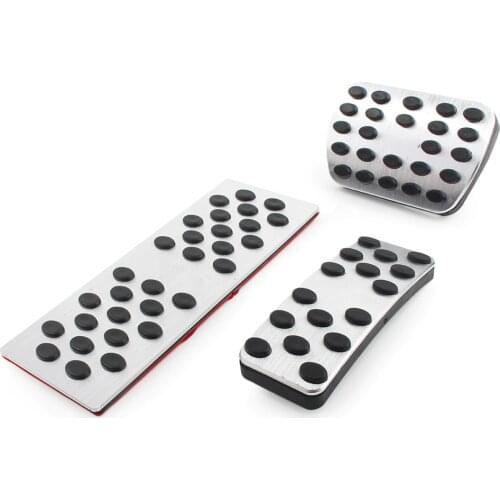3Pcs Auto Car Gas Throttle Brake Pedal Cover For Mercedes Benz 2004-2018 GLA CLA GLE A B Class