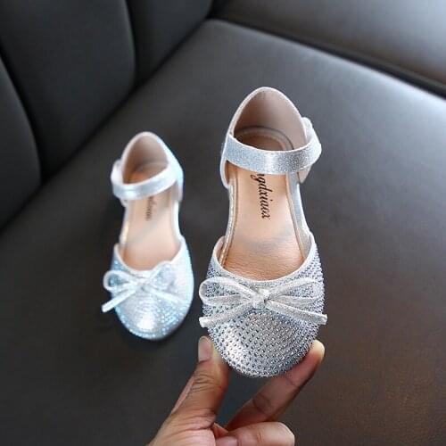 Sequins 1-12 years old girl summer girls shoes toddler shoes leather party baby sandals kids princess children bow sandals