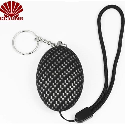 130db Mini SOS Panic Sound Personal Alarm Siren Safe Emergency Personal Alarm Safety Keychain Battery Built-in To Help Scare Off