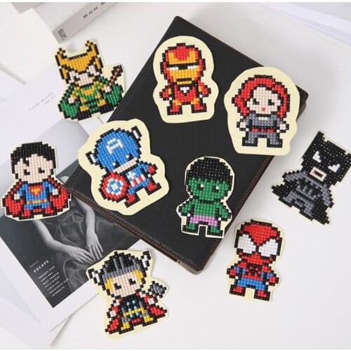 DIY Mini-Patterns For Diamond Painting Children Round Diamond Sticker For Diamond Embroidery Princess Cup Book Phone Decoration