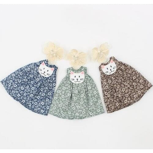 Outfits for Blyth doll cat dress with hairpin for the cute dressing 1/6 BJD icy dbs