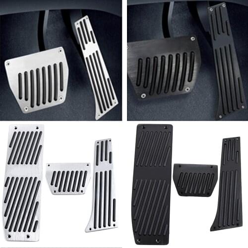 2017 New Car Accessory Aluminum Footrest Pedal Pad Set For BMW X1 E30 E36 E46 E90 E87 E92 E93