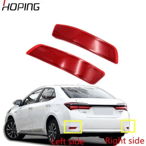 Hoping Rear Bumper Reflector Fog Light Fog Lamp For TOYOTA COROLLA Altis 2014 2015 2016 2017 Tail Reflector Light