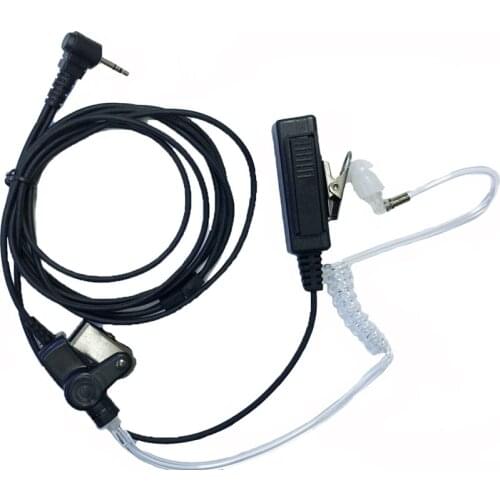 Walkie Talkie Air Tube Earpiece Earphone 1pin 2.5mm Jack PTT Mic For Motorola T6200 TKLR T3 T6 T7 Radio