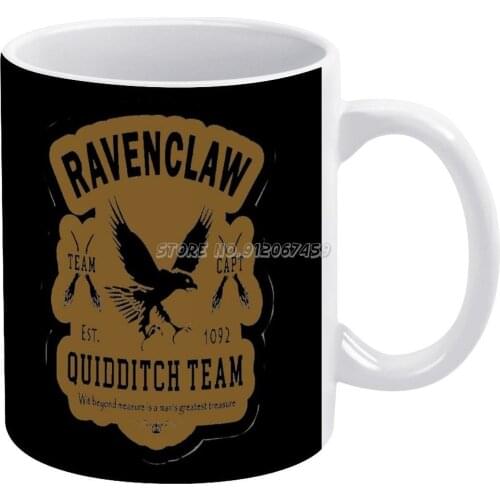 Ravenclaw Coffee Mugs Style Cartoon Tea Coffee Mug Cup Birthday Gift Collection Slytherin Ravenclaw Malfoy Ron Weasly Albus Dumb