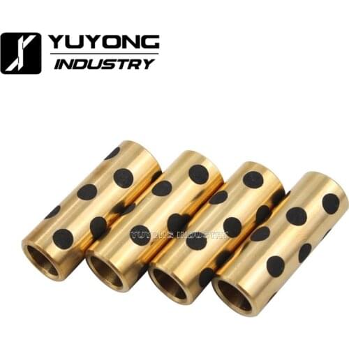 2pcs Inner Diameter 8mm Ball Bearing Linear Graphite Copper Set Bearing Bushing Oil Self-lubricating Jdb Lm8uu Lm8