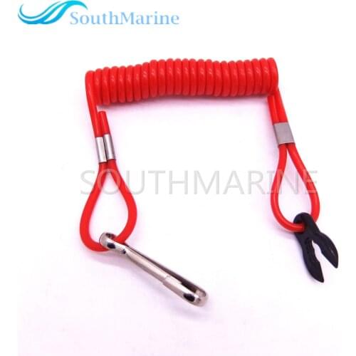 Safety Lanyard cord 37823-92E01 37823-92E00 990C0-20000 for Suzuki Remote control box stop switch