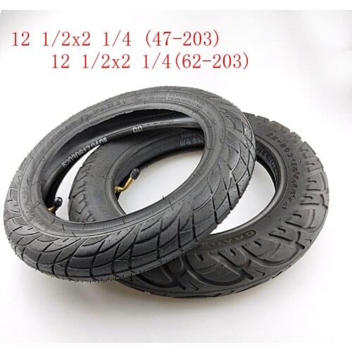 Super 12 inch 12 1/2x2 1/4 47/57/60-203 bike folding electricscooter wheel tire tyre inner tube fits Many gas scooter E-bike