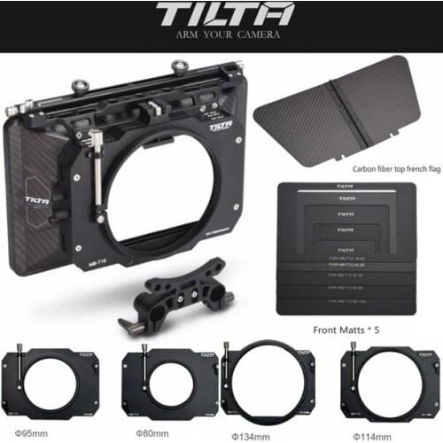 Tilta MB-T12 4*5.65 Lightweight Carbon Fiber Matte box (Clamp on) for DSLR HDV Camera Rig