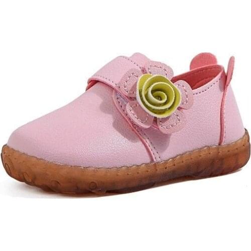 Girls Princess Bowknot Shoes Baby Kids Cute Shoes Daughter Non-slip Spring Dress Party Casual Single Flower Flats Children