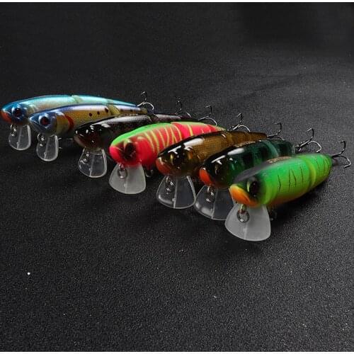 JOHNCOO 1pcs Topwater Wobbler Bait and Swimming Bait Fishing Lure 98mm/11.5g minnow lure fishing
