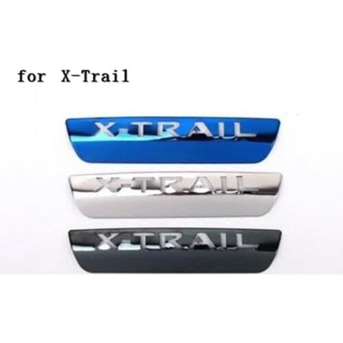 Stainless steel Car rear high brake light decorative patch for Nissan X-Trail X Trail T32 2014-2019 Car styling