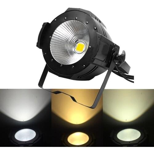100w Warm White Cold white LED COB Par DMX control dj fill lights Disco dance ball Home Music party wedding show stage lighting
