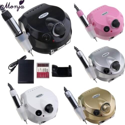 30000RPM Electric Nail Drill Machine Gel Polish Removal Milling Cutter Drill Bits Set Manicure Pedicure Machine