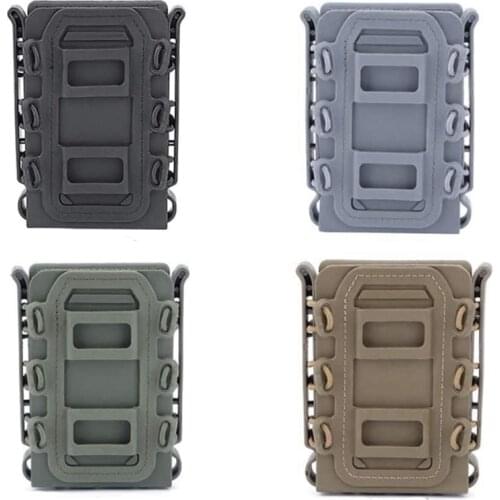 5.56 7.62 Fast Magazine Pouch Quick Release Tactical Mag Nylon Holster Case Box Replacement for Molle System Belt
