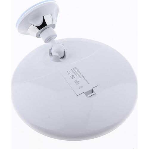 7X Magnifying Swivel LED Makeup Vanity Mirror for Blackhead/Blemish Removal