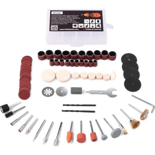 92Pcs Wood Metal Engraving Electric Rotary Tool Accessory Bit Set Grinding Polish Cutting Cut 1/8" for Dremel