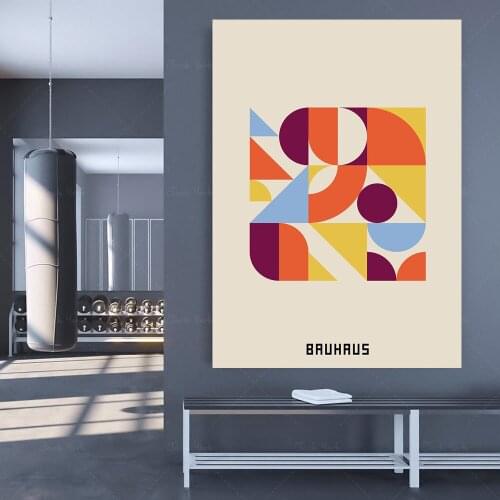 Bauhaus Museum Poster | Mid Century Poster | Printable Wall Art | Bauhaus Print Exhibition Poster
