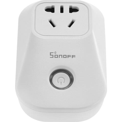 SONOFF S20ITEAD Wifi Wireless Remote Control Socket Charging Adapter Smart Home Power Socket UK Works with Alexa&for Google Home