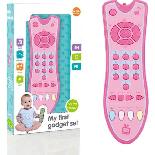 Kids Music Mobile Phone TV Remote Control Early Educational Toys Electric Numbers Remote Learning Machine Toy Gift for Baby