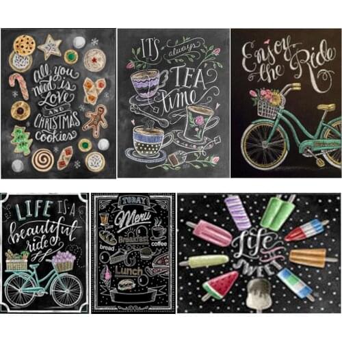 DIY5D digital cartoon diamond painting inlaid full diamond round hand-stitched embroidered decorative pattern New Year gift