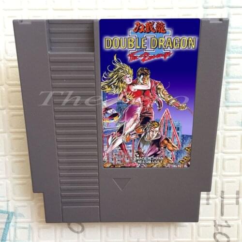 Double Dragon 2 Video Game Card for 8 Bit 72 Pin System Console EU/US Universal Version Game Player