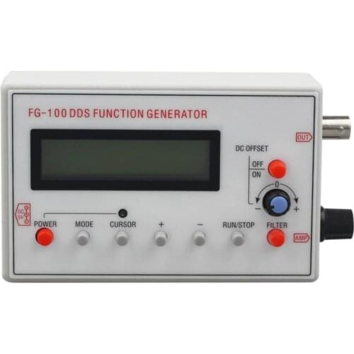 Hot sale FG-100 DDS Function Signal Generator Frequency Counter 1Hz - 500KHz