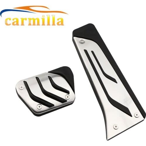 Carmilla Stainless SteelCar Pedals Cover for BMW F20 F30 F31 116i 118i 120i 125i 218i 316i 318d 318i 320i 328i 335i 1 2 3 Series