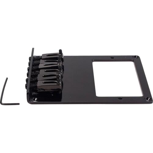 Zinc Alloy Square 6 Saddle Bridge for TL Guitar Humbucker Replacement