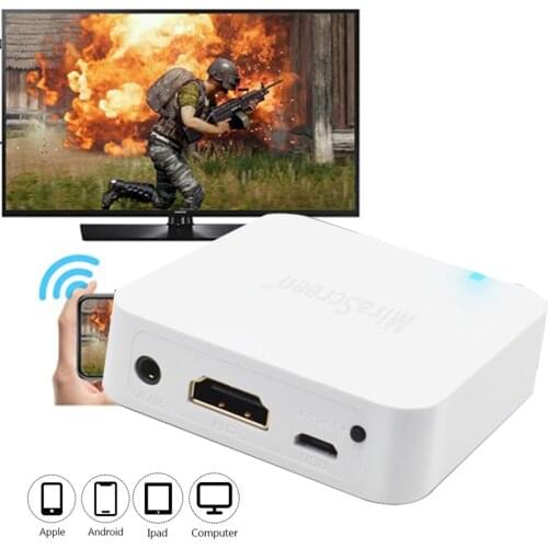 Mirascreen X7 Car Auto Media DLNA Miracast Airplay Screen Mirroring Dongle TV Stick Wireless HD AV Output Video Streamer Display