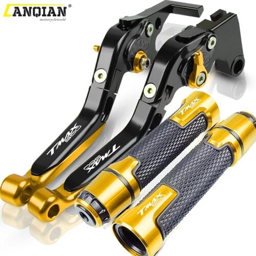 New For YAMAHA TECH MAX TMAX T-MAX 560 TMAX560 2019 2020 Motorcycle CNC Accessories Brake Clutch Lever Handlebar Hand Grips Ends