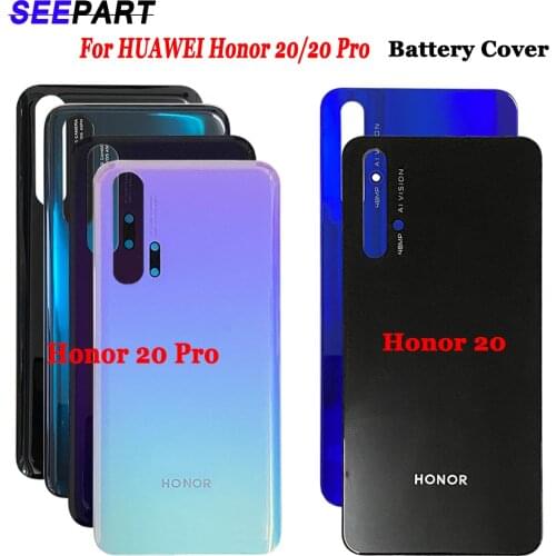 New Original For Huawei Honor 20/20 Pro Battery Cover Door Back Housing Rear Case Honor 20/20 Pro Battery Cover Door Replacement