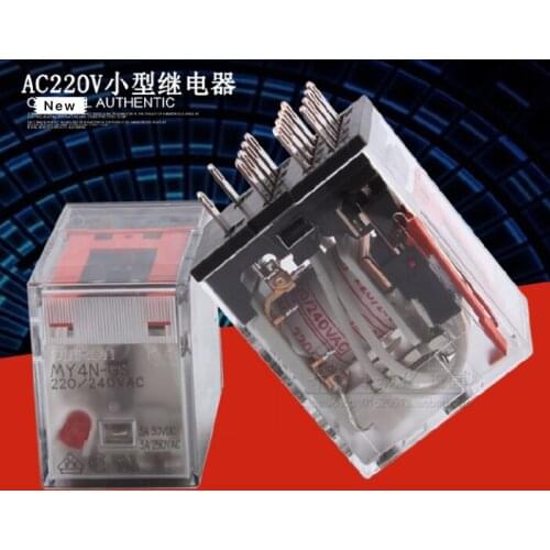 Genuine New original Relays new version MY4N-GS-AC220V replace of MY4N-J AC220/240