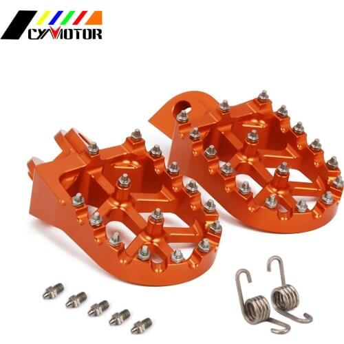 Motorcycle CNC Foot Pegs Footpeg For KTM 65SX 85SX 125SX 250-450 SX-F 250SX EXC EXC-F XC XC-F XC-W XCF-W FREERIDE SUPER ENDURO