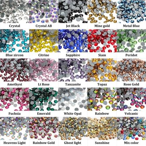Sale Promotion High Quality A++ Hotfix Rhinestone Crystal Ss6-ss30 Glass Stones For Garment Bags Shoes Free Shipping