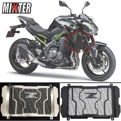 Motorcycle Stainless Steel Radiator Grille Guard Protection Radiator Cover Fits For KAWASAKI Z900 2017-2019 Z-900 Z 900 ABS '19