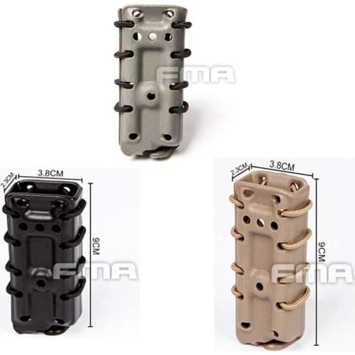 FMA Scorpion Pistol Mag Single Pouch 9mm Carrier For Molle TB1218 BK/DE/FG Tactical Magazine bag Free Shipping