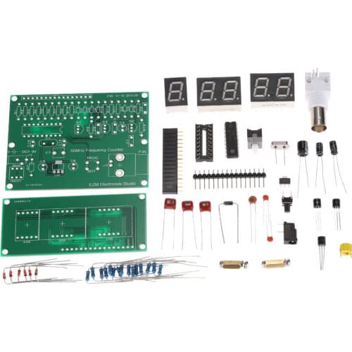 High Sensitivity 1Hz-50MHz Frequency Meter Counter Measurement Tester Module 7V-9V 50mA DIY Kit