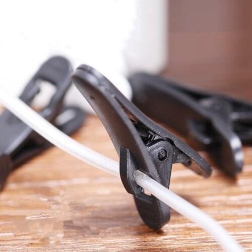 10Pcs Headphone Earphone Cable Wire Cord Clip Nip Clamp Organization Holder Mp3 Music Player Cable Clip Cable Winder 2 Colors
