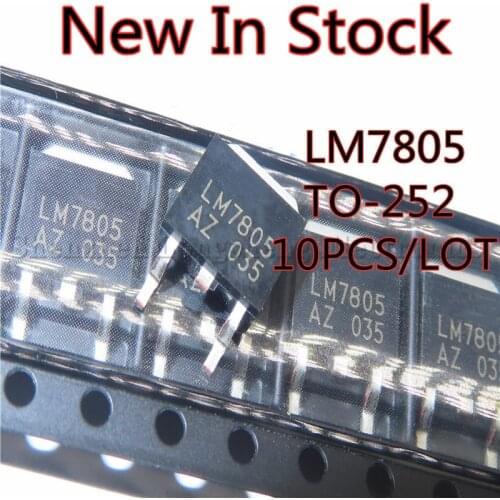 10PCS/LOT LM7805 7805 TO-252 Three-terminal regulator 5V regulator