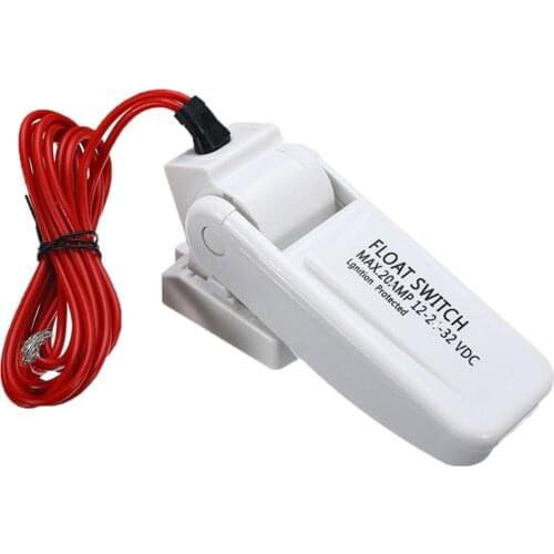 20 AMP Automatic Electric Marine Pump Float Switch Water Level Controller Flow Sensor Switch White