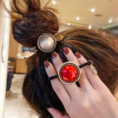 20 PCS/lot Rhineston Elastic Hair Band for Women Hair Accessories for Girls Crystal Hair Tie Rubber Band for Hair Scrunchies