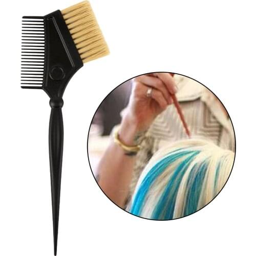 Kaiser Hair Coloring Brushes 3 Angled with Integrated Combs for Coloring in