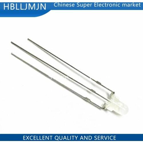 50pcs LED 3mm Diffused Green And Red Common Cathode Common Anode 3 Pin Round 3 mm Bi-Color LED Through Hole Light-Emitting Diode