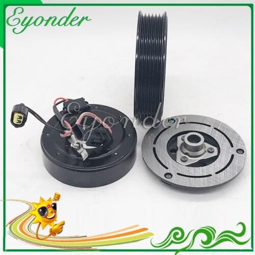 AC A/C Compressor Magnetic Clutch Pulley for JAGUAR F-TYPE XJ LAND ROVER LR4 RANGE ROVER SPORT CPLA-19D629-BD CPLA19D629BD 1643P