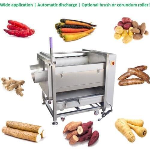 Automatic industrial fruit vegetable potato peeling and washing machine #Ghana