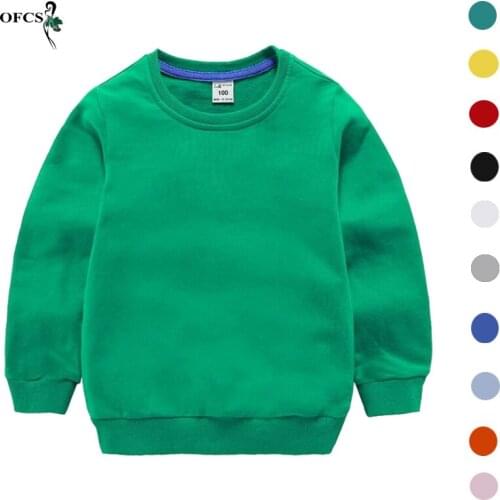 Spring Childrens Sweater Casual For 2-12Year Boys Girls Long Sleeve O-neck Candy Colors Top Sport Style Knitted jumper Pullover