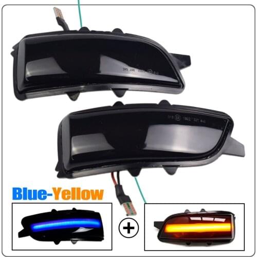 For Volvo C30 C70 S40 S60 V40 V50 V70 08-2010 S80 Car LED Dynamic Turn Signal Light Side Rearview Mirror Indicator Blinker Lamp