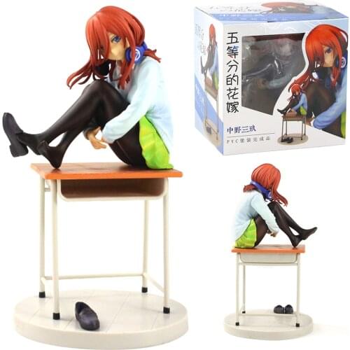 20cm The Quintessential Quintuplets Nakano Figure Toys PVC Model Doll For Gift