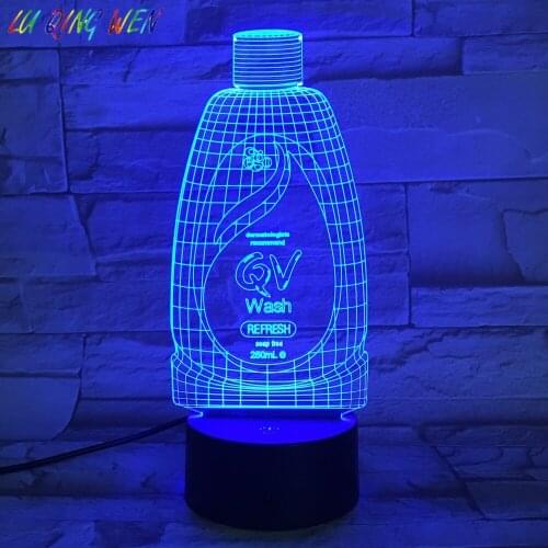 Qv Wash Refresh Baby Night Light LED Touch Sensor Color Changing Bedside Atmosphere Novelty Lamps Gift Usb Led Lamp Gadget